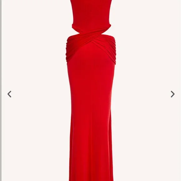 IMAYA MAGDA RED DRESS (S) - Picture 4 of 13